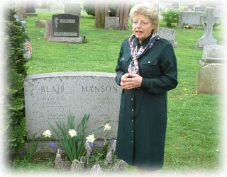 Parishioner Attending Graveyard Tour at Christ Church Shrewsbury
