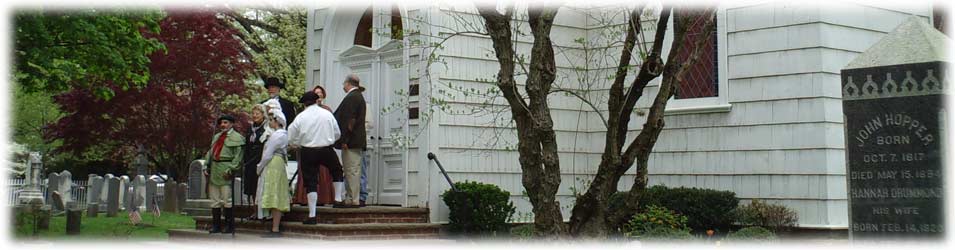 Colonial Reenactment at Christ Church Shrewsbury