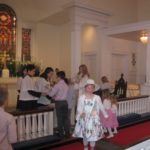 Decorating The Easter Cross