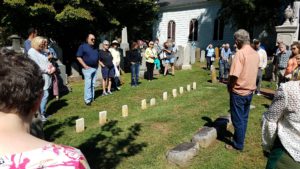 Pete Woolley with the Infant Jones'