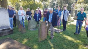 Rich Veit with cherub