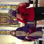 An emotional Chris Psolka expresses her thanks to Mother Lisa and the congregation at Christ Church.